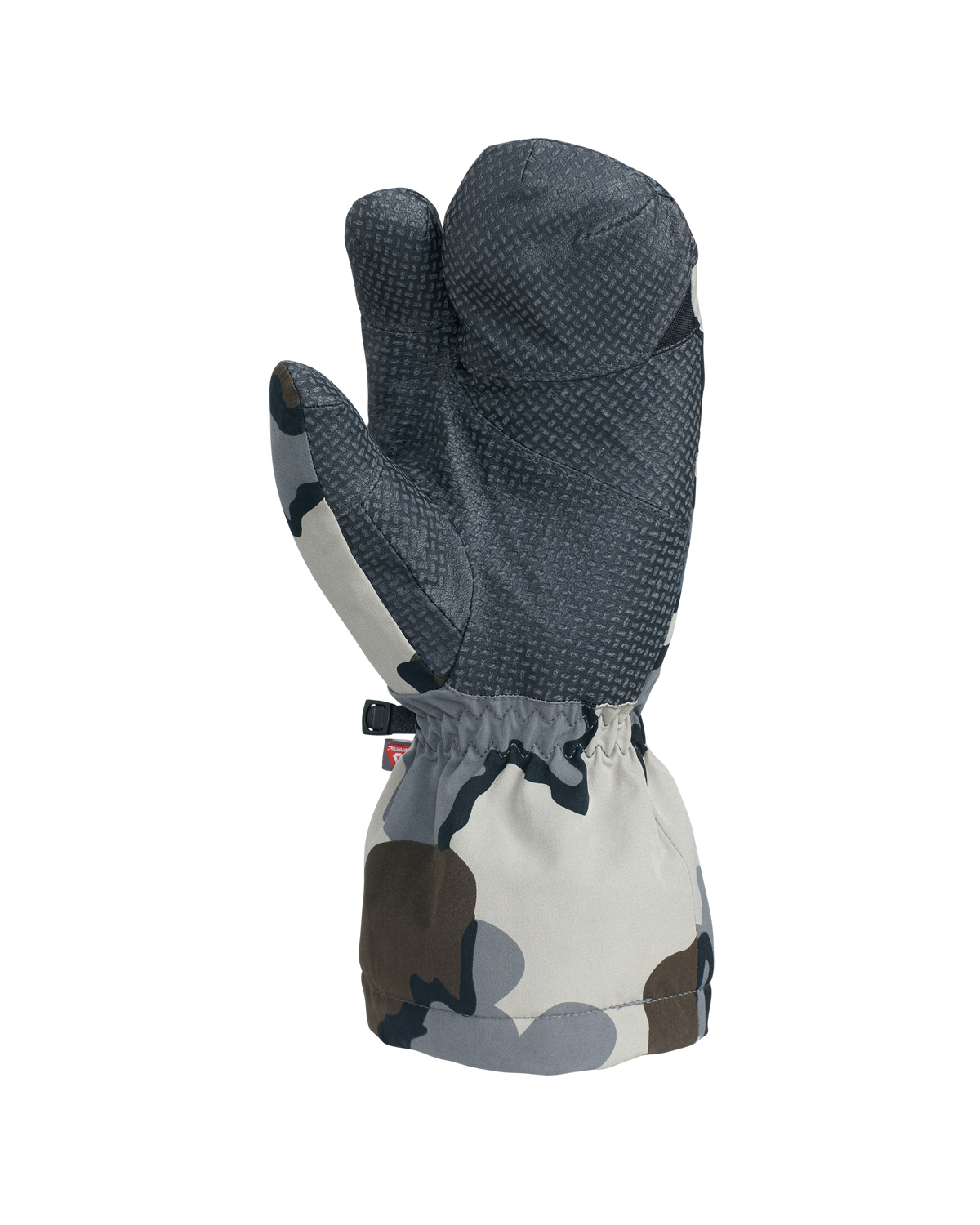 Palm View of Northstar Glomitt in Vias Camouflage Highlighting Pittard's Oil Tac Leather