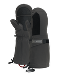 A pair of Super Down Arktuk in Asphalt Grey with one glove showing the palm and the other showing the back side