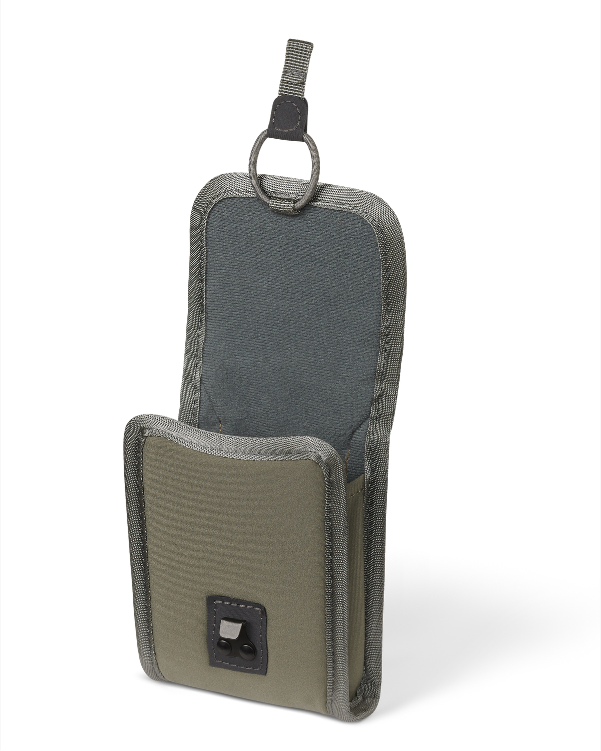 PRO G3 Rangefinder Holder in Ash Brown, Highlighting open top flap