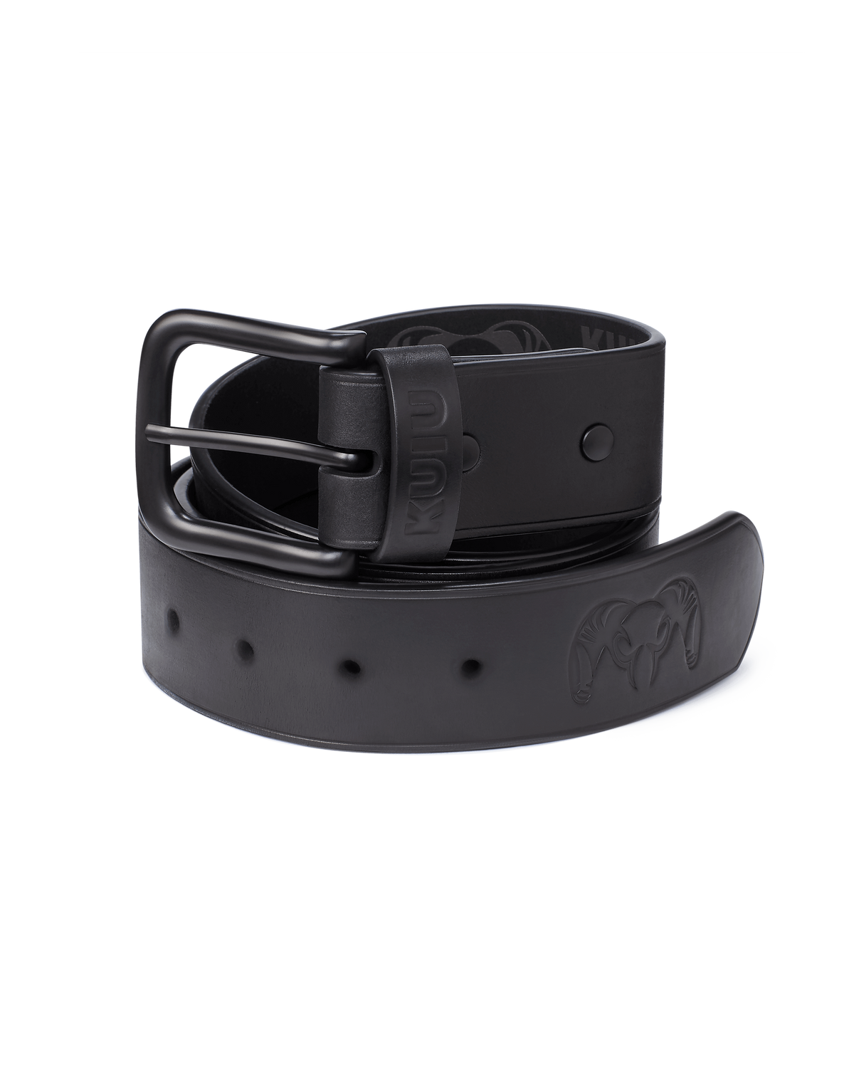 Coiled KUIU Leather Belt in Black Color