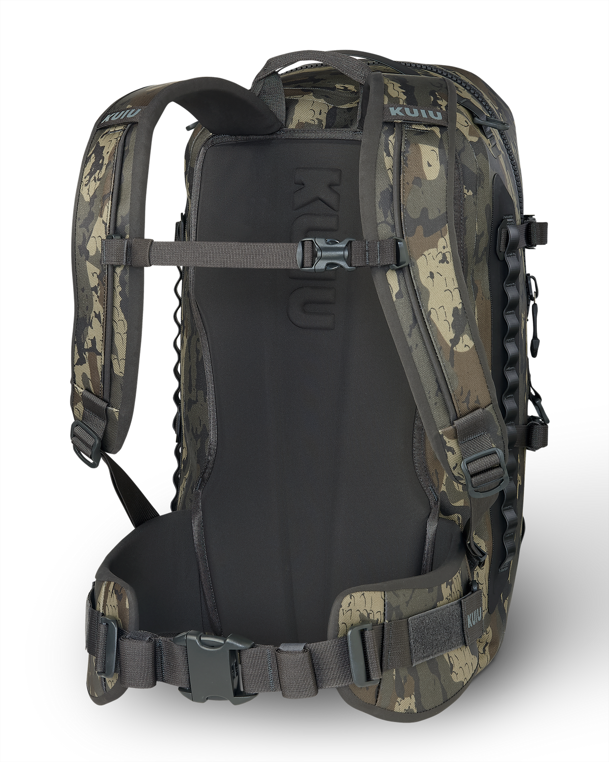 Back of DeltaStorm 2200 in Veros camouflage