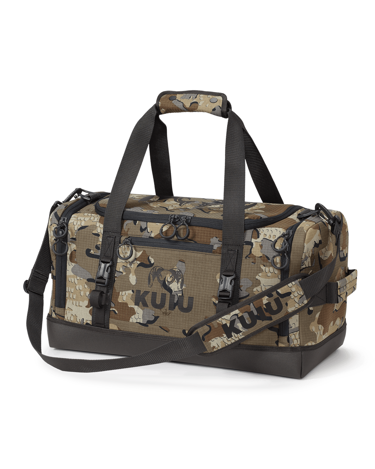 Front of Distance Duffel in Valo Camouflage