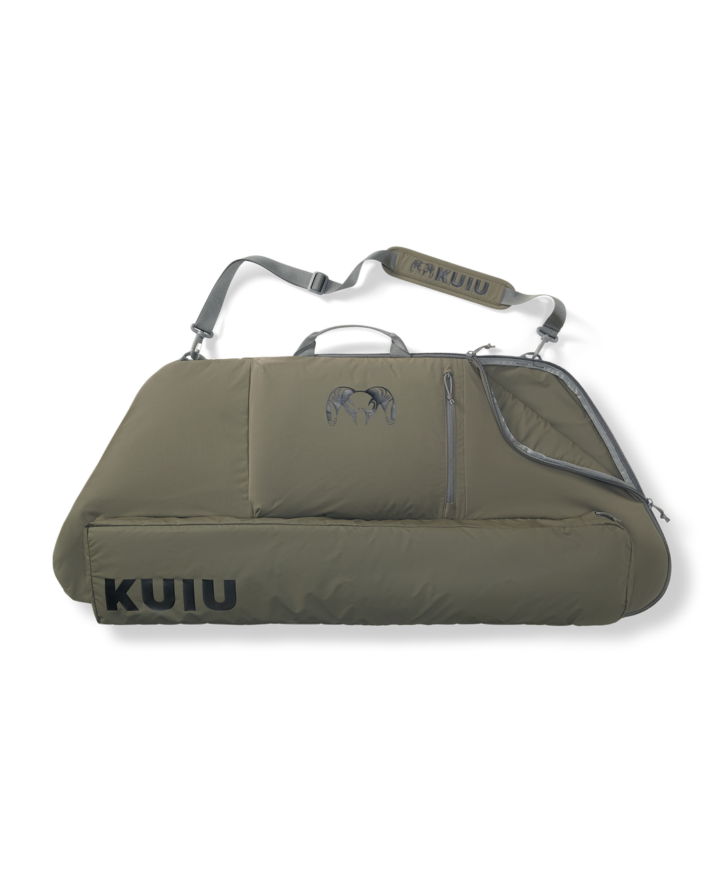 Front of Bow Travel Cover in Ash Brown