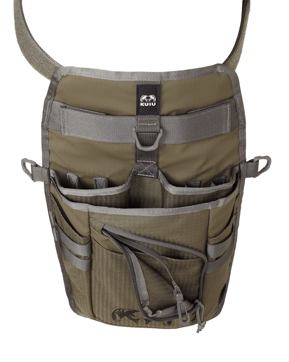 Side of Archery Hip Quiver in Ash Brown Color