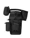 Side of Archery Hip Quiver in Black Color with Release Pouch and Water Bottle Holder