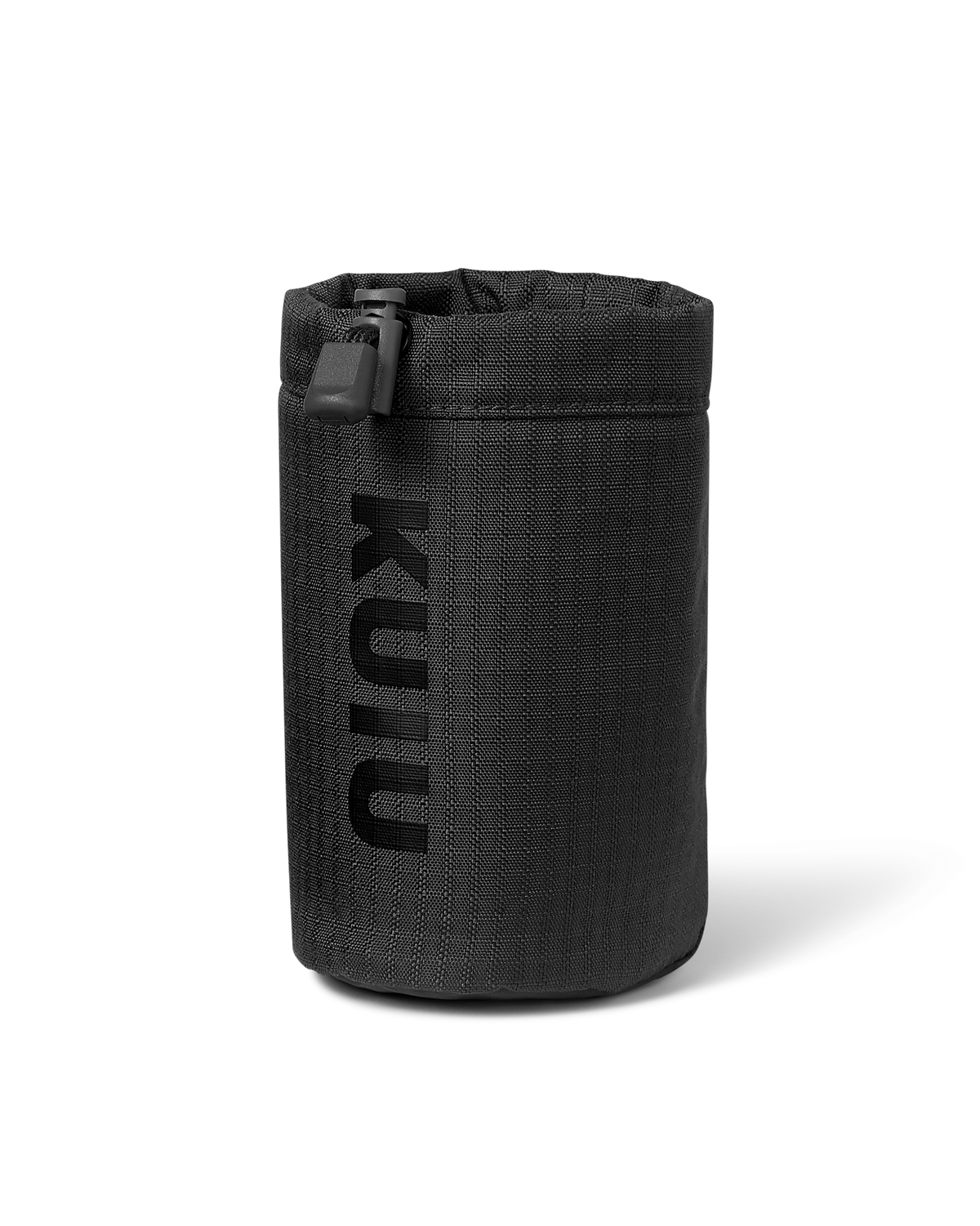 Front of water bottle holder included with the Archery Hip Quiver in Black