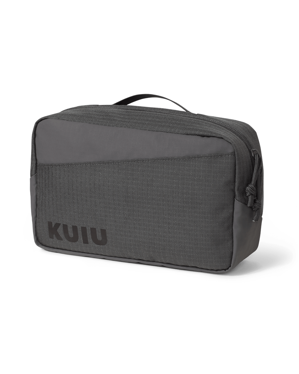 Front of waist pack included with the Archery Hip Quiver in Gunmetal Grey