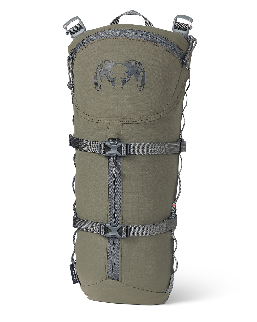Front of PRO G3 Hydration Rig in Ash Brown