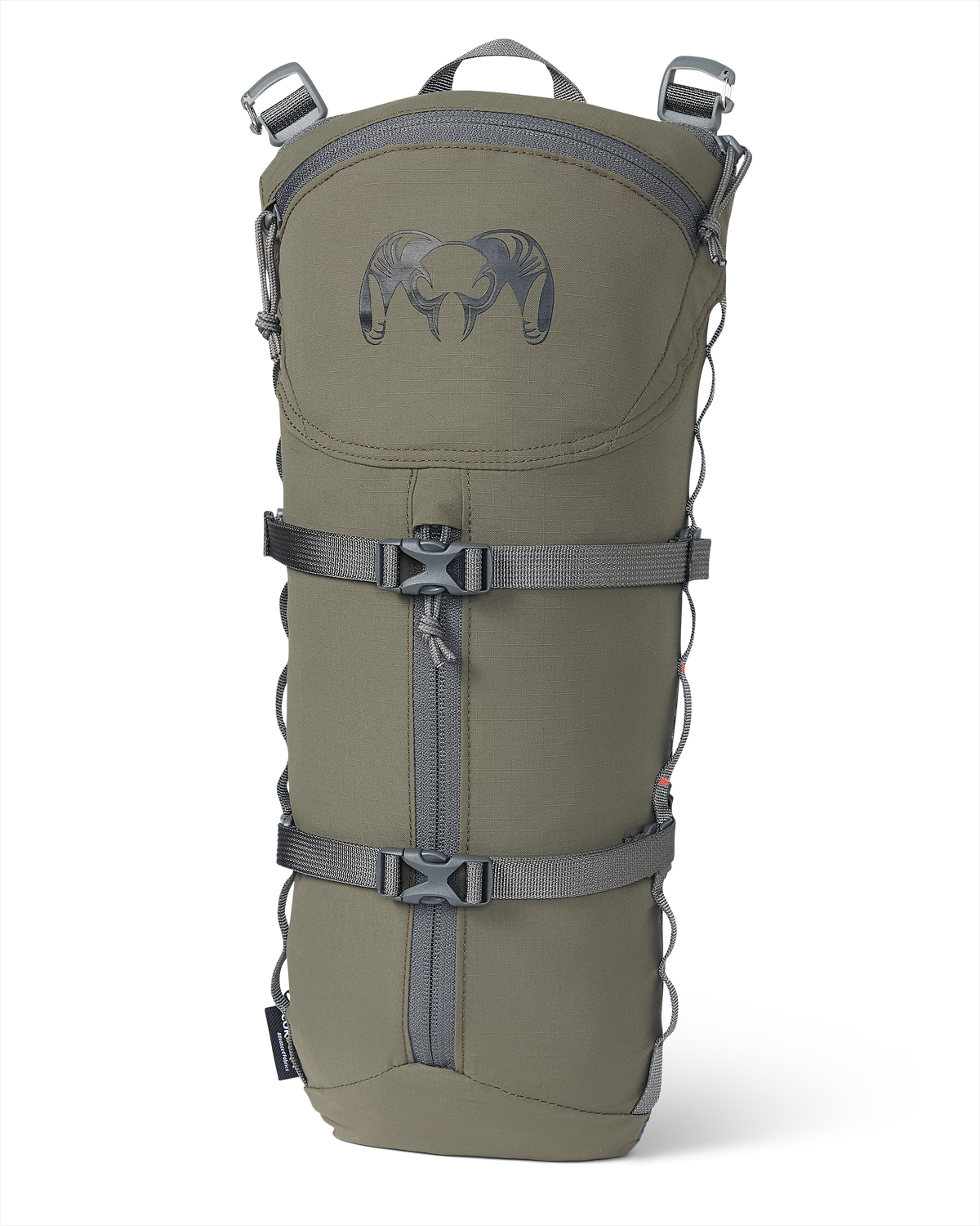 Front of PRO G3 Hydration Rig in Ash Brown
