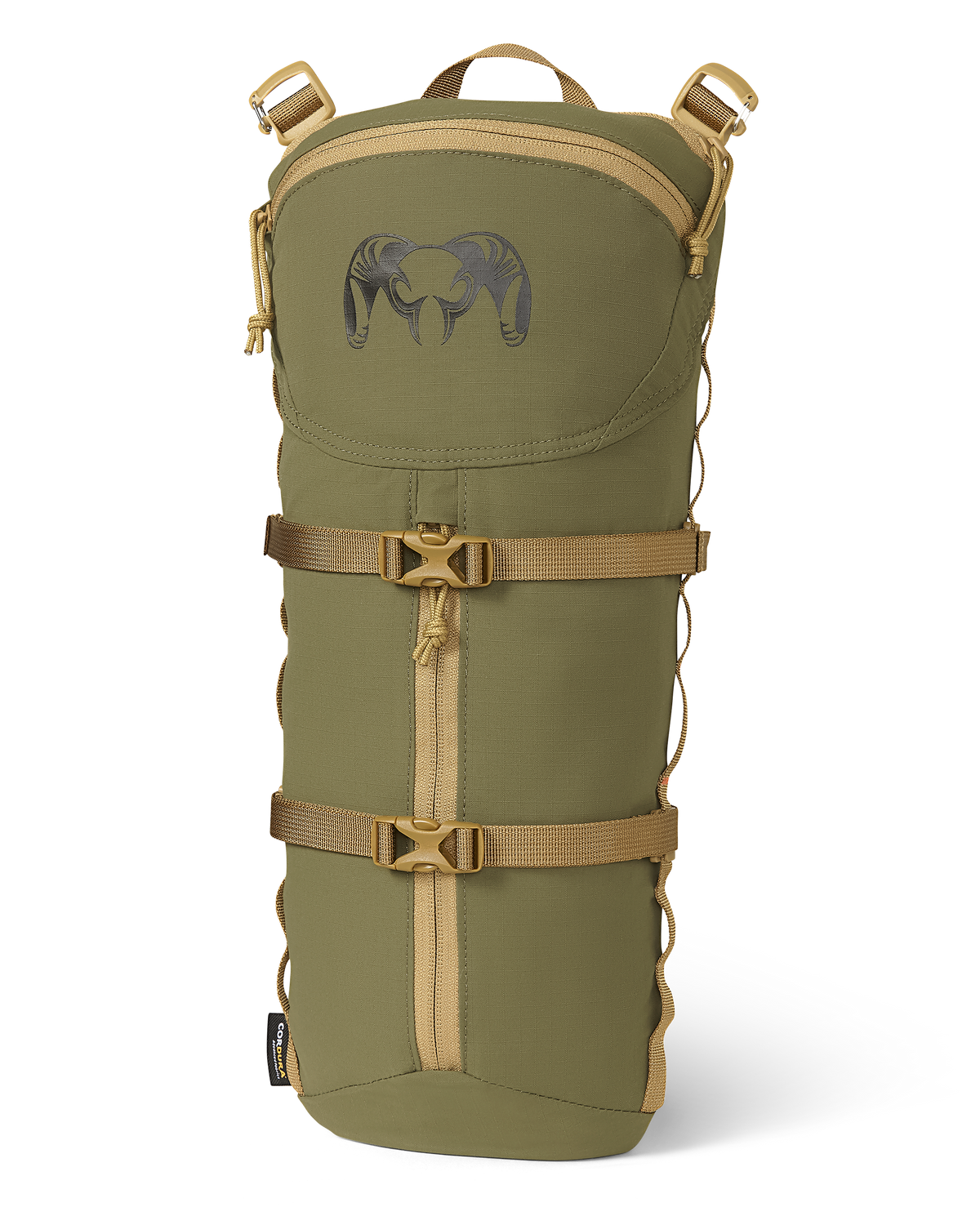 Front of PRO G3 Hydration Rig in Evergreen Color