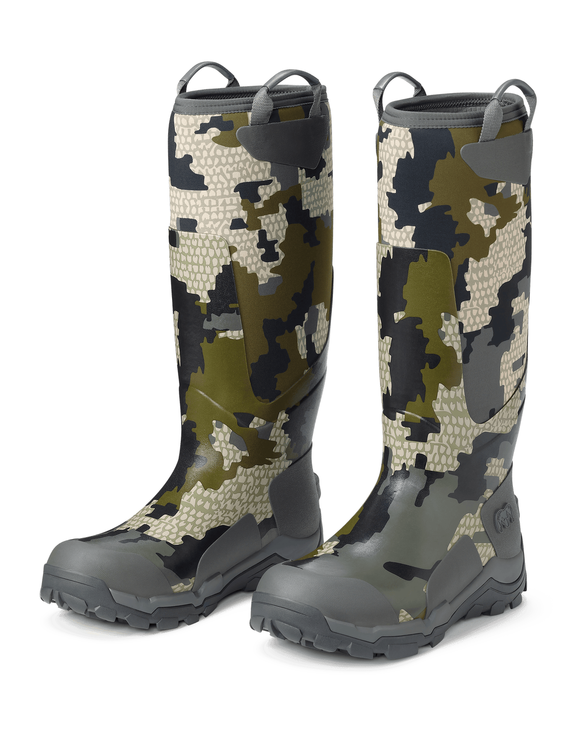Front of KUIU Mud Boot in Verde Camouflage