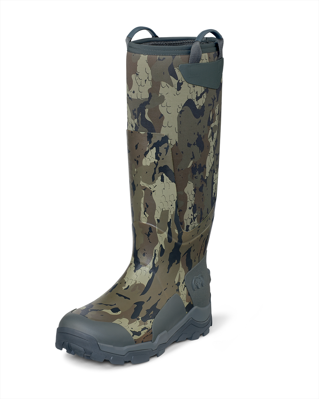 Front left pair of KUIU Mud Boot in Veros Camouflage