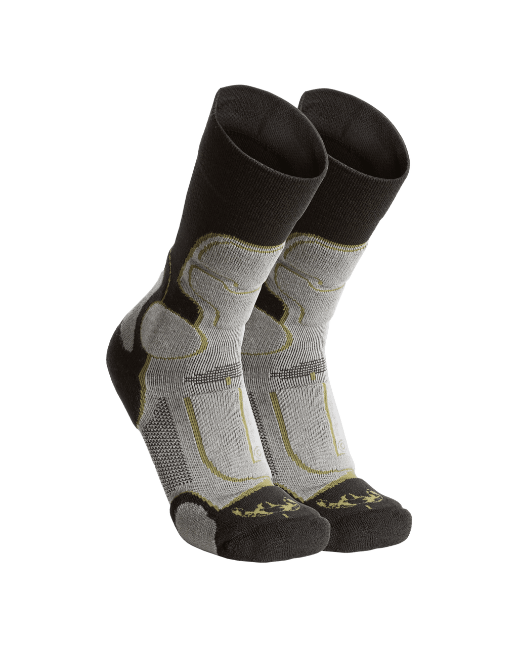 Ultra Merino Crew Sock in Grey Green Pack 2 Socks Shown