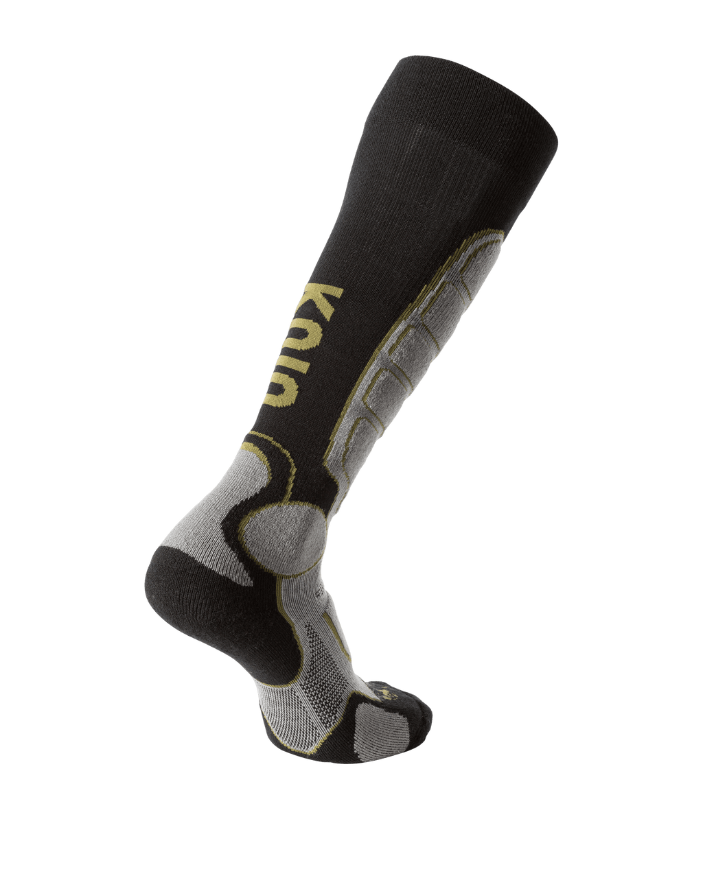 Ultra Merino Over the Calf Sock in Grey Green