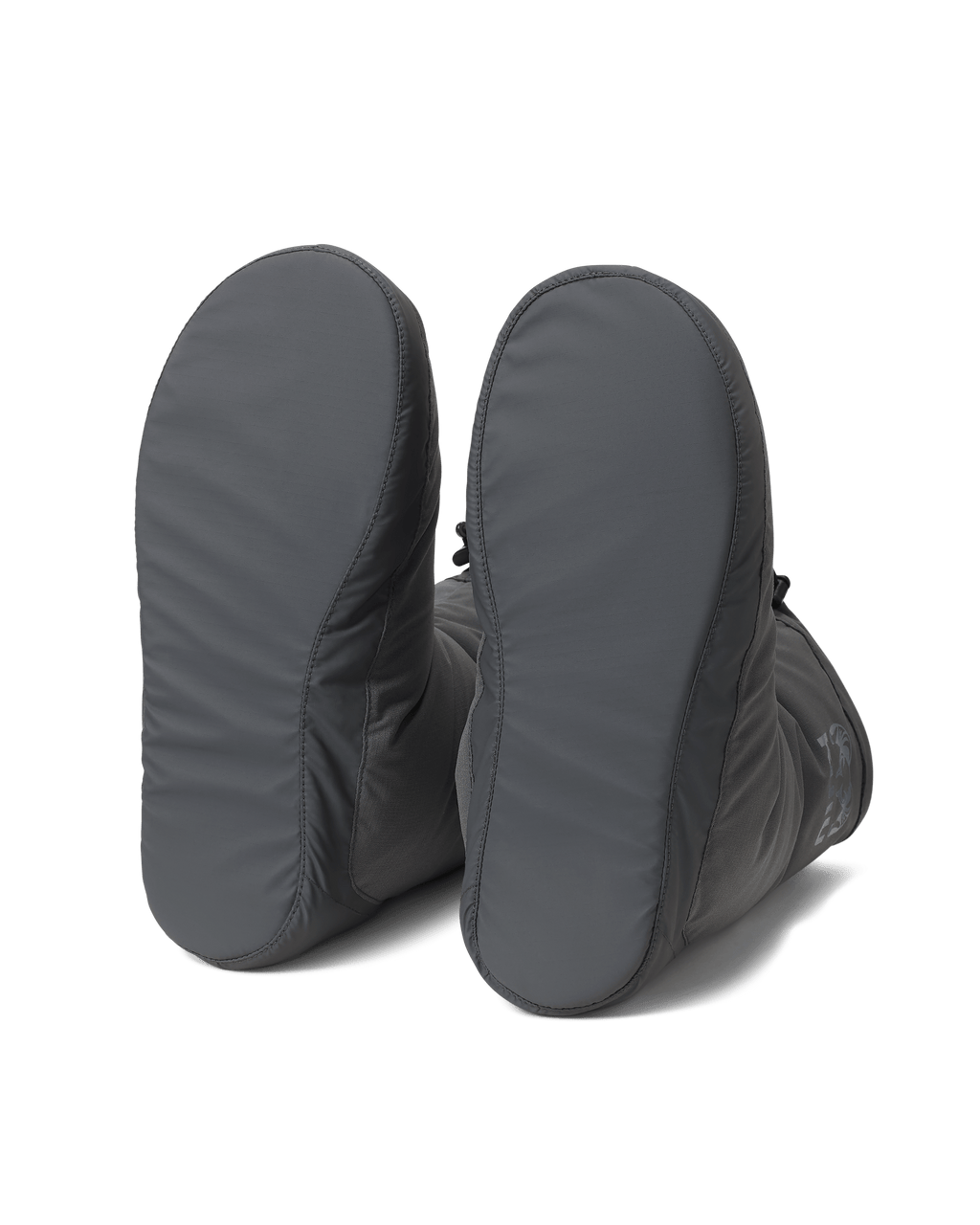 Bottom Sole of Super Down Burner Bootie in Gunmetal Grey