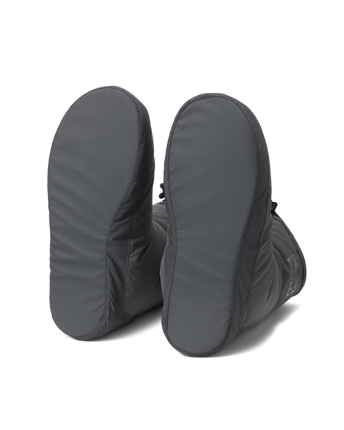 Bottom Sole of Super Down Burner Bootie in Gunmetal Grey