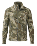 Front of Border Fleece Full Zip in Valo Camouflage