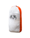 Front of Quarter Game Bag in White Orange Color
