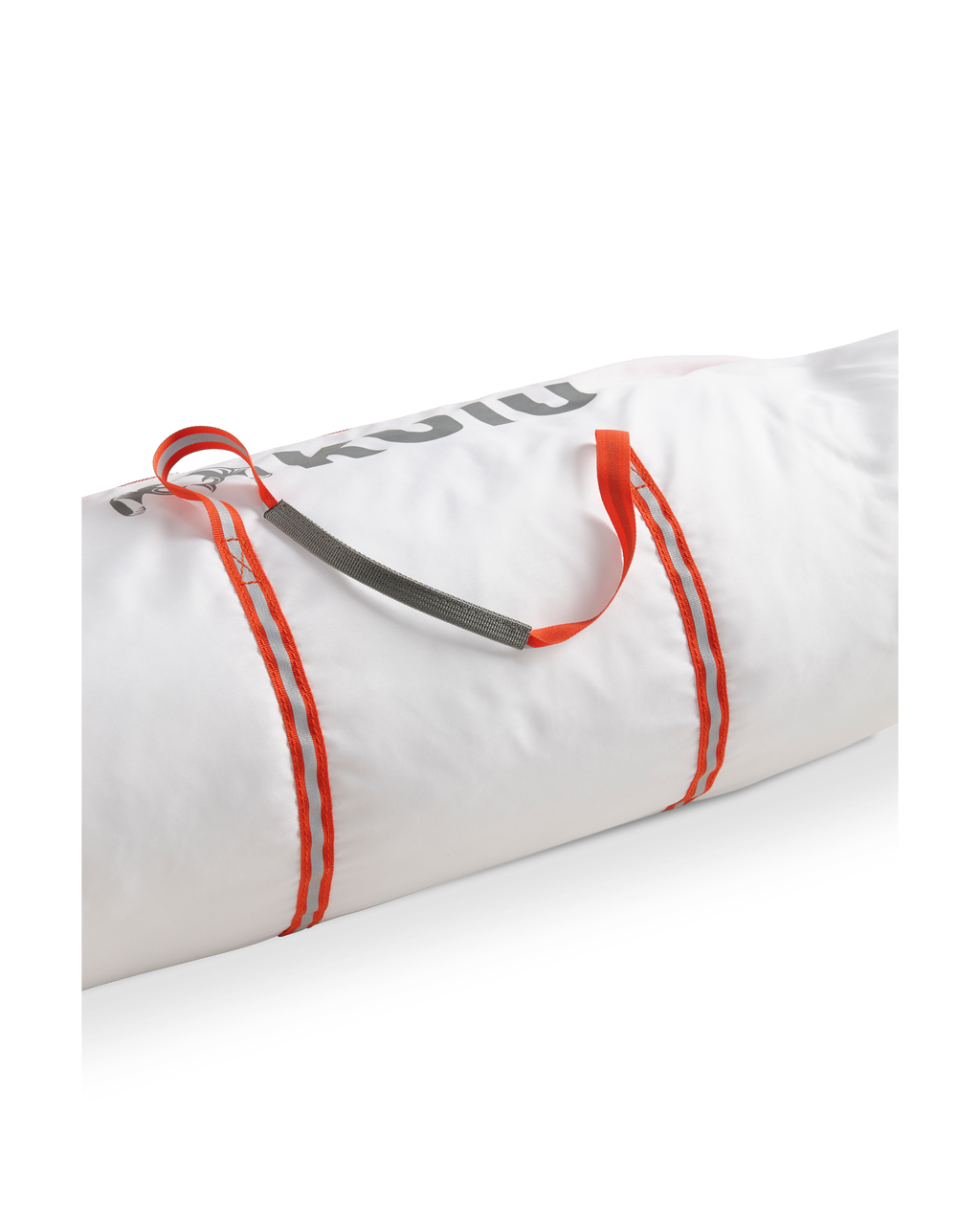 Side of KUIU Boned Out Game Bag in White Showing the handle