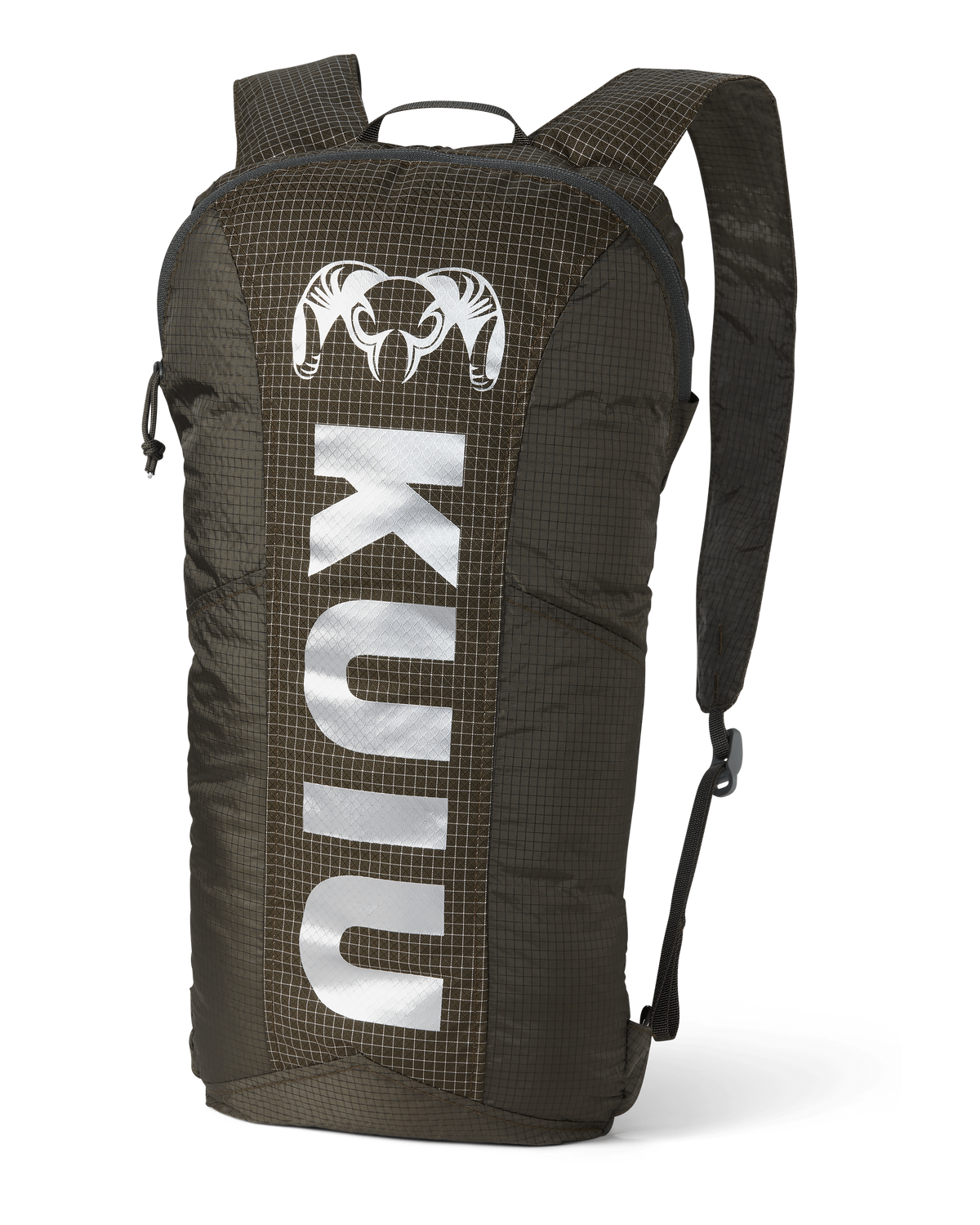 Front of Extreema Stuffable Pack in Ash Brown