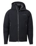 Front of Super Down Burner Parka in Black