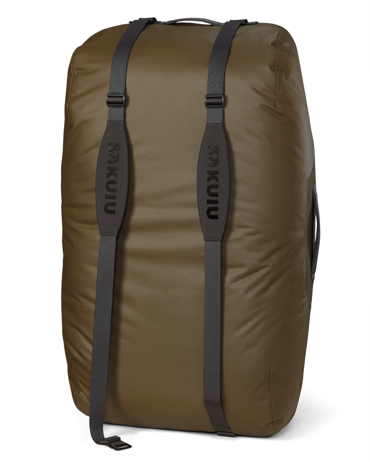 Back of Taku BLSTX 10000 Duffel in Bourbon Brown