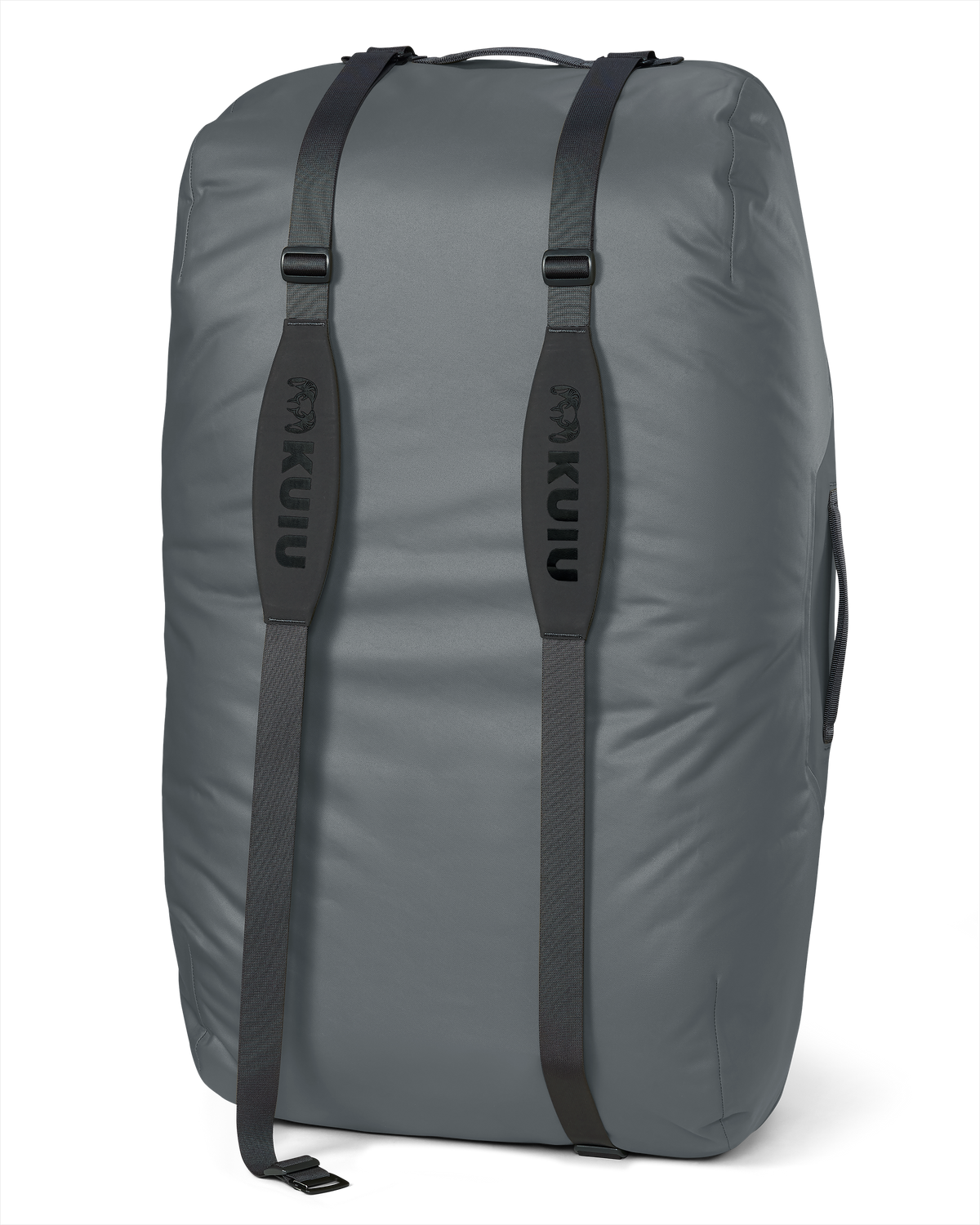 Back of Taku BLSTX 4200 Duffel in Gunmetal Grey