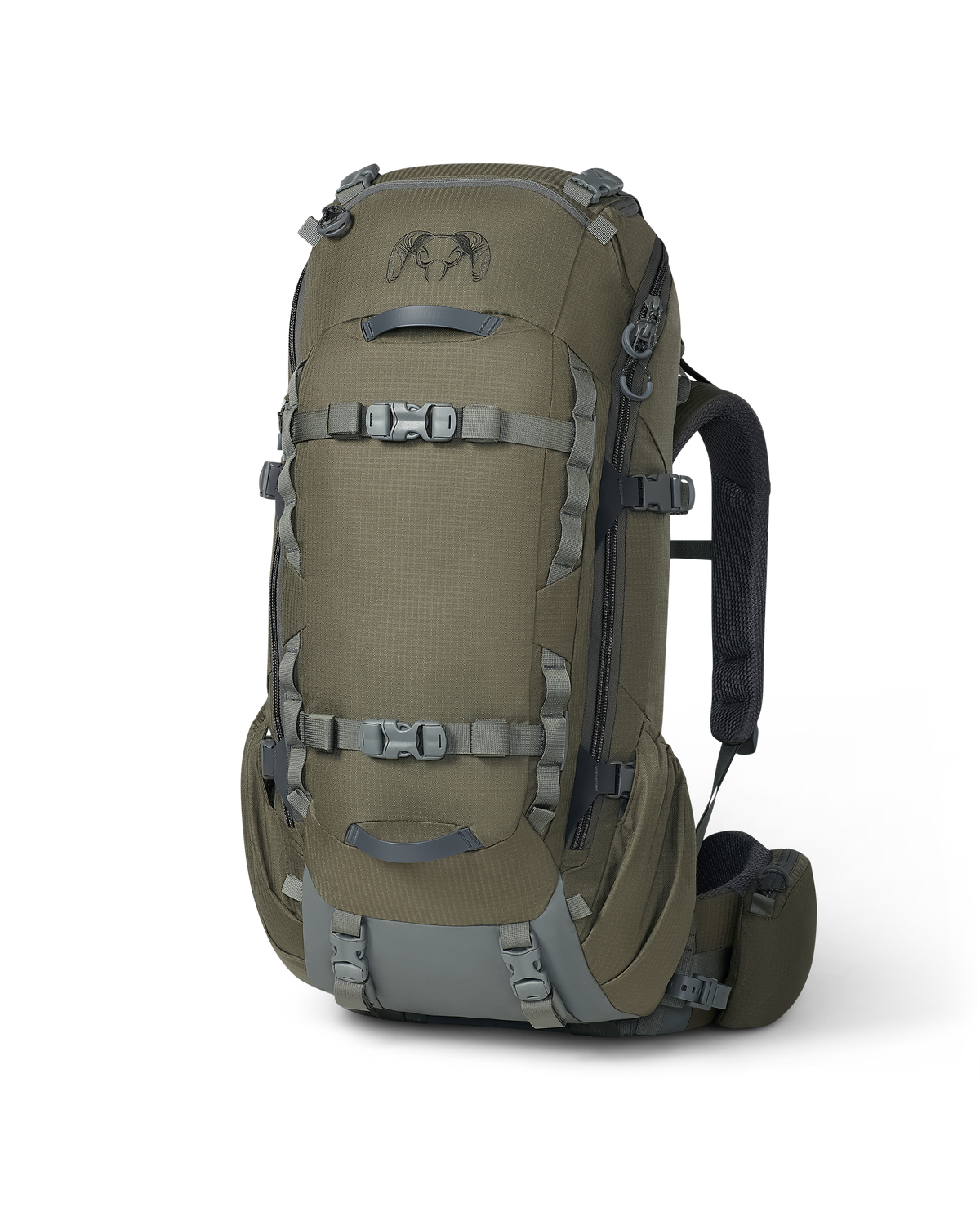 Front angled of ICON 6 3500 Pack in Ash Brown