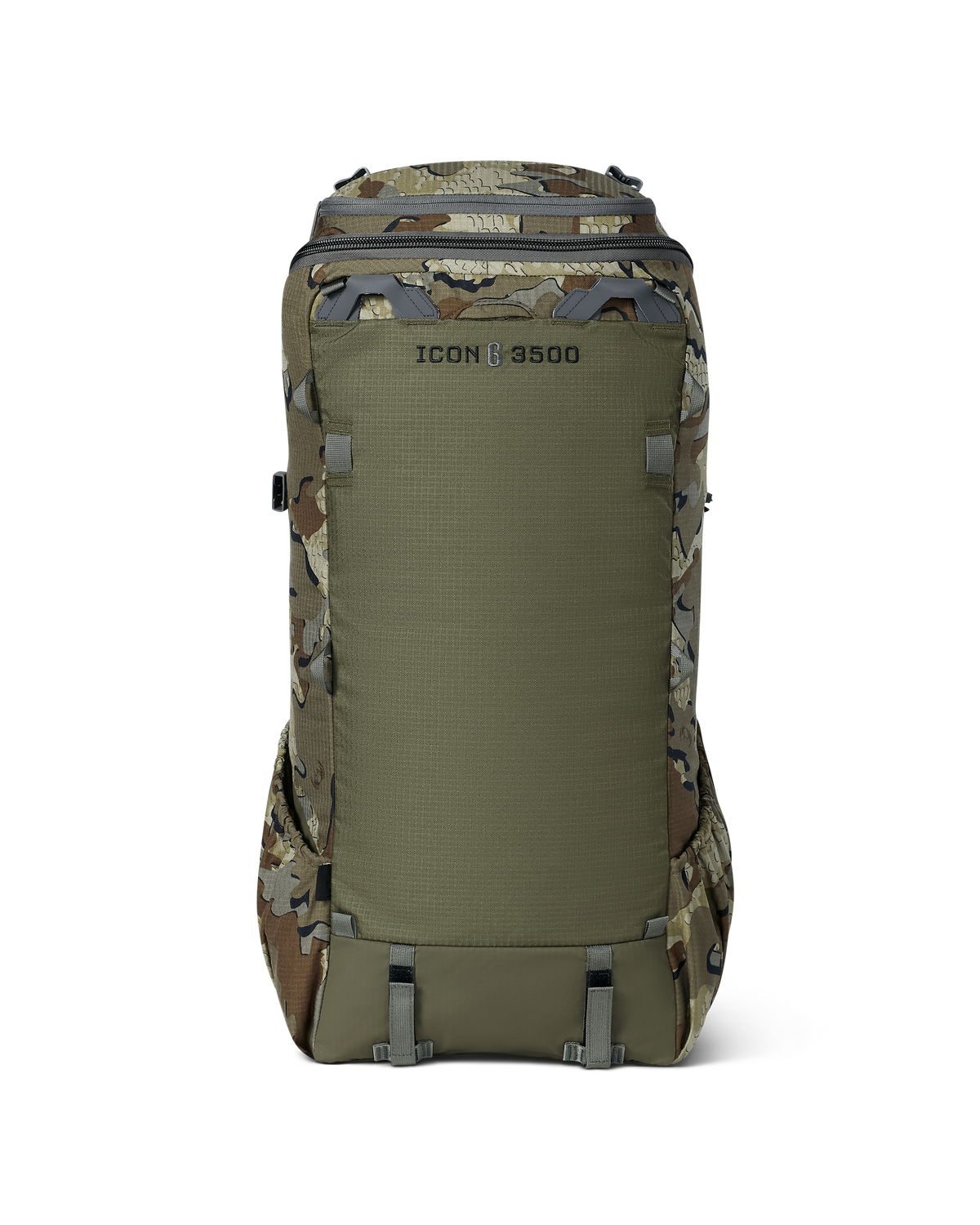 Back of ICON 6 3500 Bag Only in Valo Camouflage