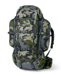 Front angled view of ICON 6 8200 Pack in Verde Camouflage
