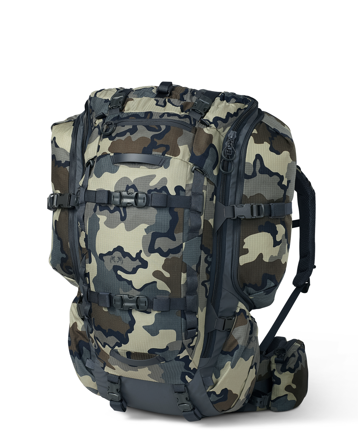 Front angled view of  ICON 6 8200 Pack without lid in Vias Brown