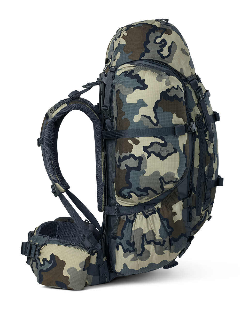 Left side of ICON 6 8200 Pack in Vias Camouflage