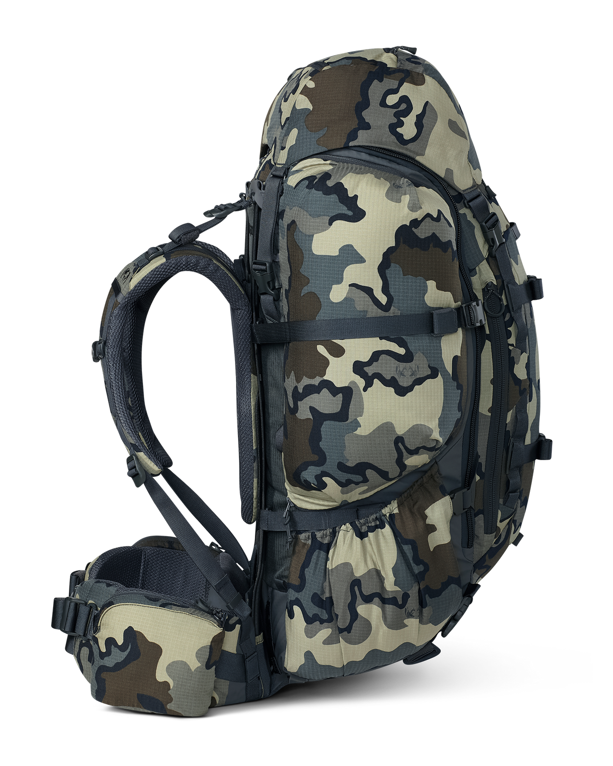 Left side of ICON 6 8200 Pack in Vias Camouflage