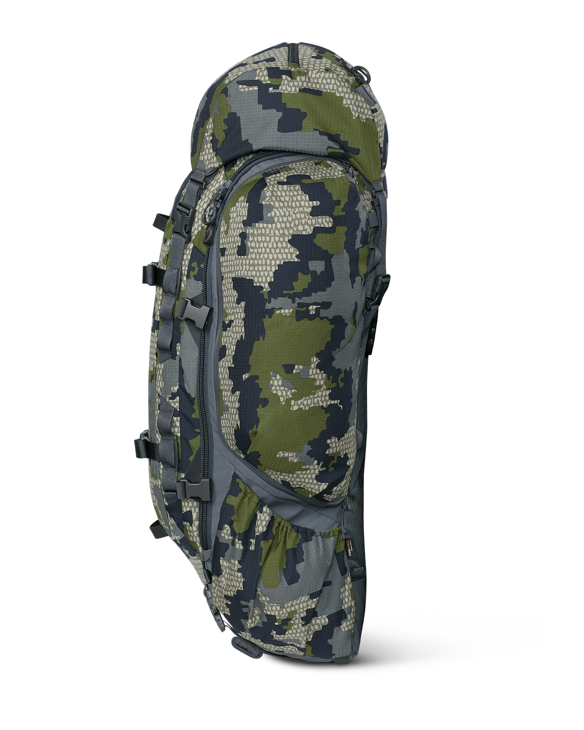 Right side view of ICON 6 6000 Bag only in Verde Camouflage