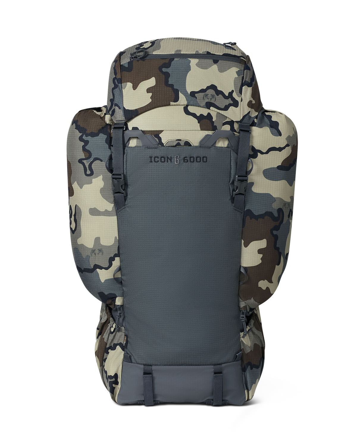 Back of ICON 6 6000 Bag Only in Vias Camouflage