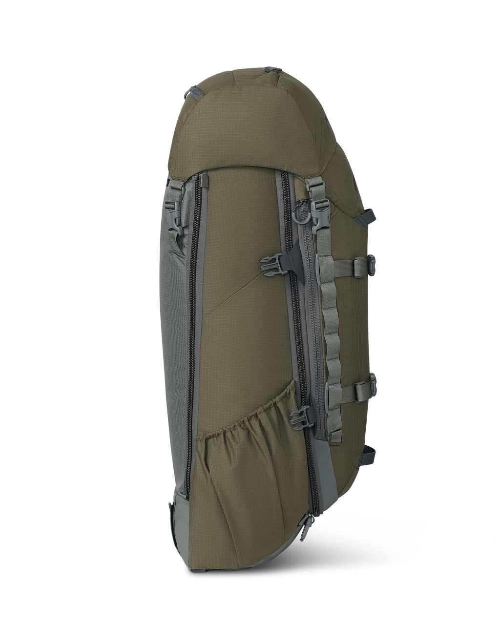Left side view of ICON 6 4500 Bag Only in Ash Brown