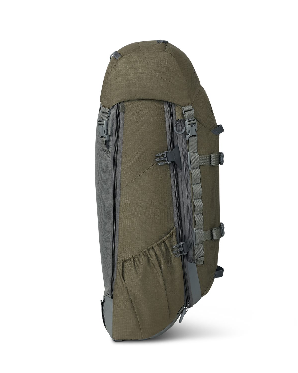 Left side view of ICON 6 4500 Bag Only in Ash Brown