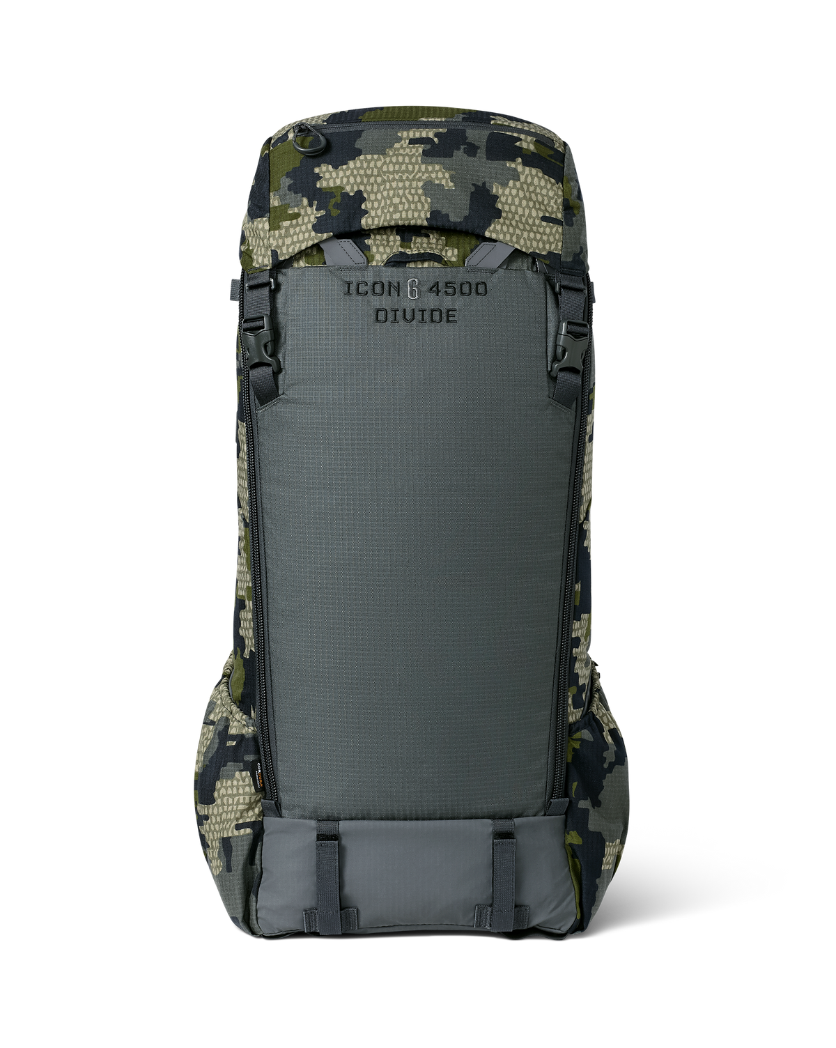 Front of ICON 6 4500 Bag Only in Verde Camouflage