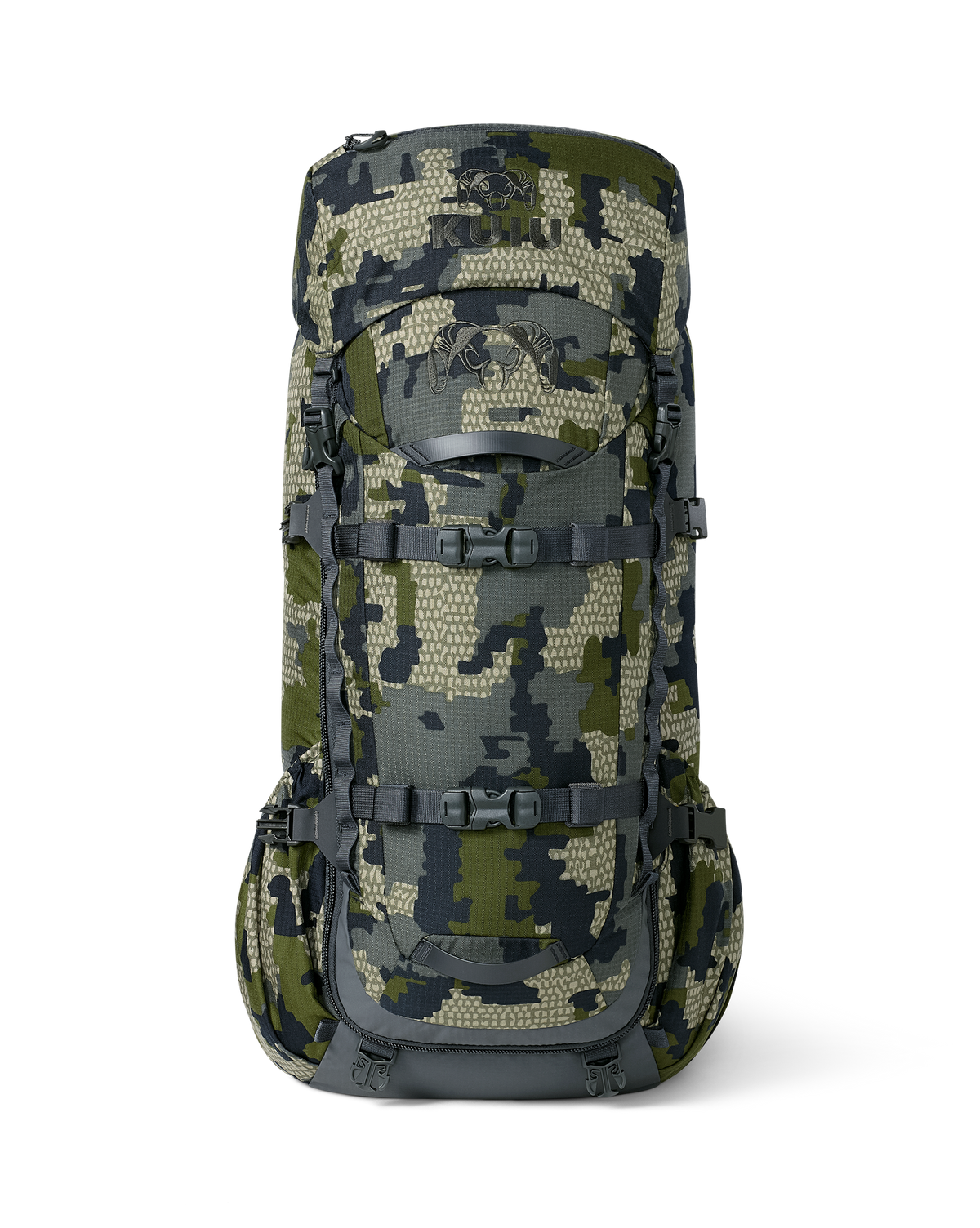 Back of ICON 6 4500 Bag Only in Verde Camouflage