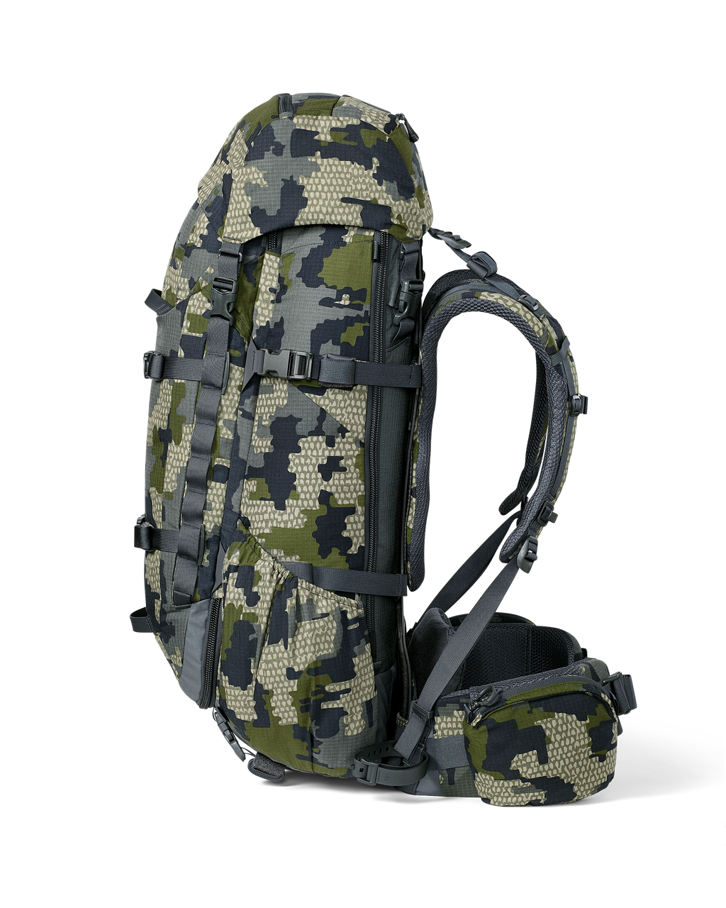 Right side view of ICON 6 4500 Pack in Verde Camouflage