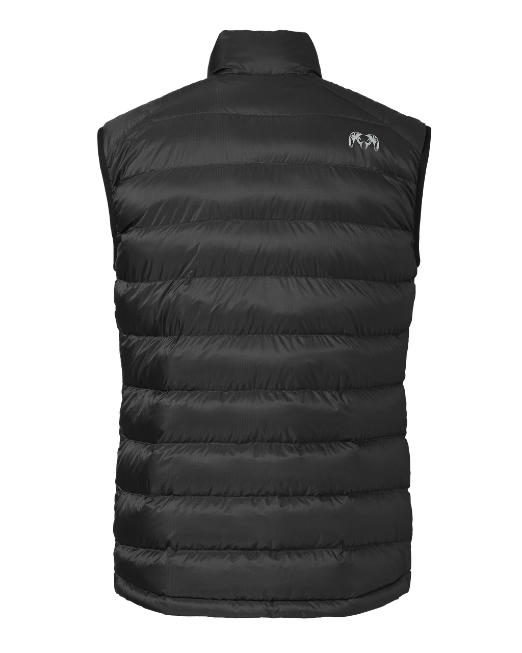 Back of Super Down LT Vest in Black