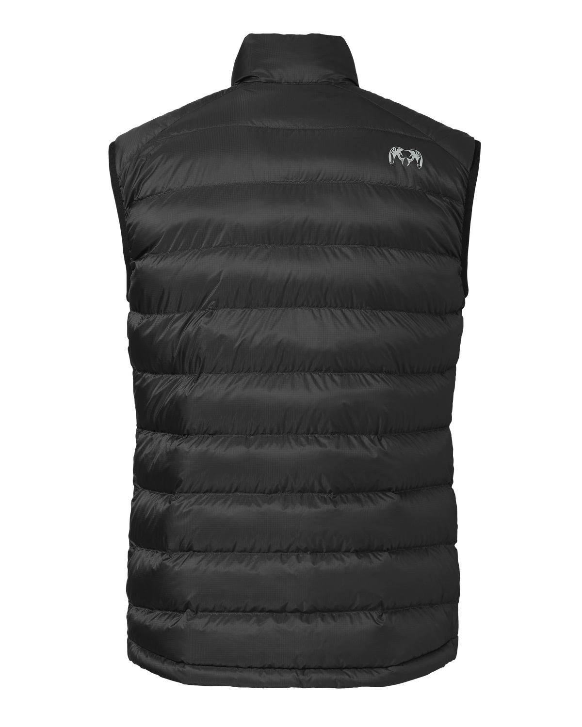 Back of Super Down LT Vest in Black