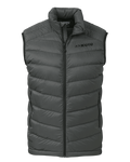 Front of Super Down LT Vest in Gunmetal Grey