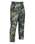 Front of Super Down LT Pant in Verde Camouflage