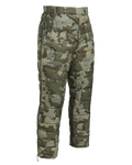 Front of Super Down LT Pant in Valo Camouflage