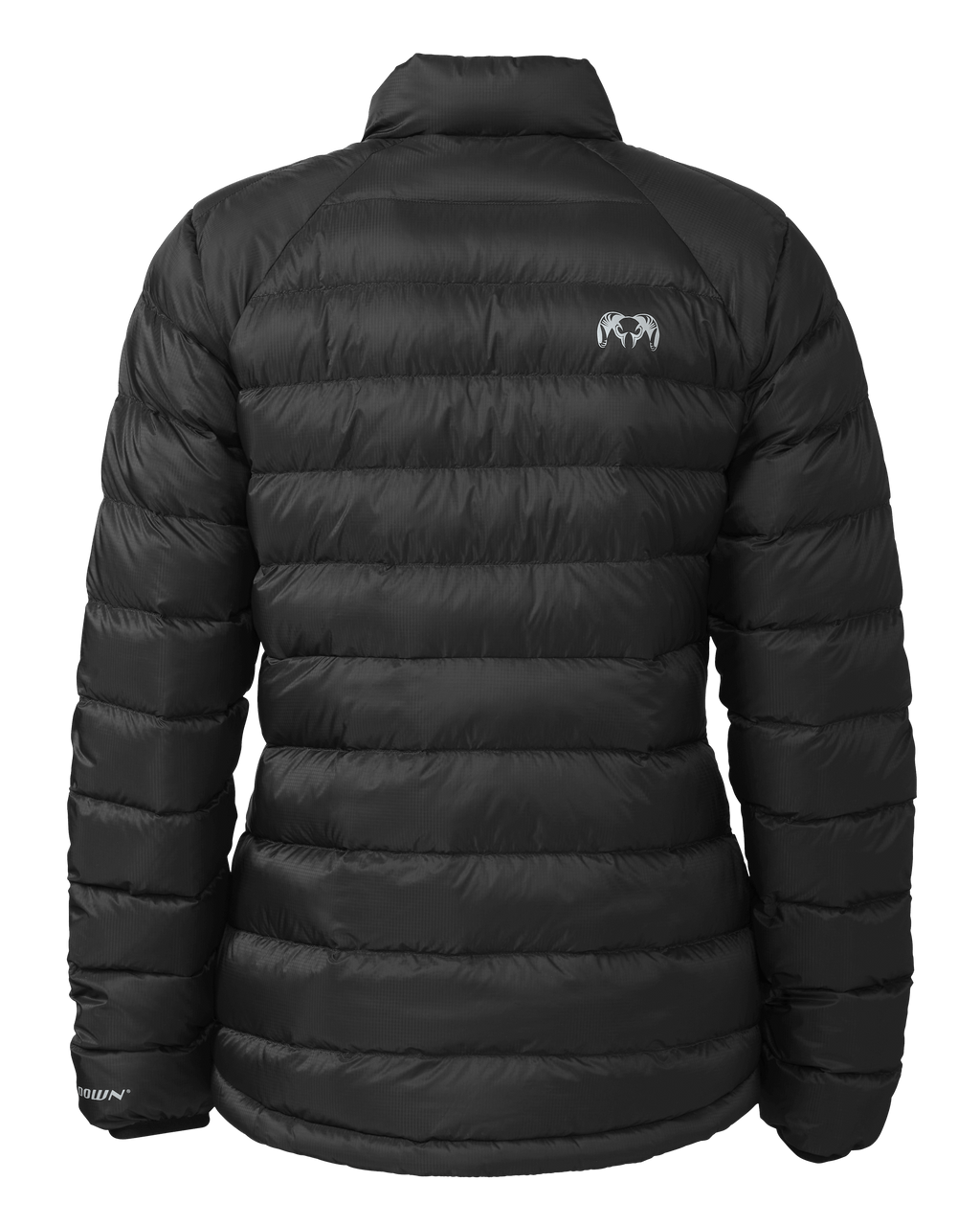 Back of Women's Super Down LT Jacket in Black