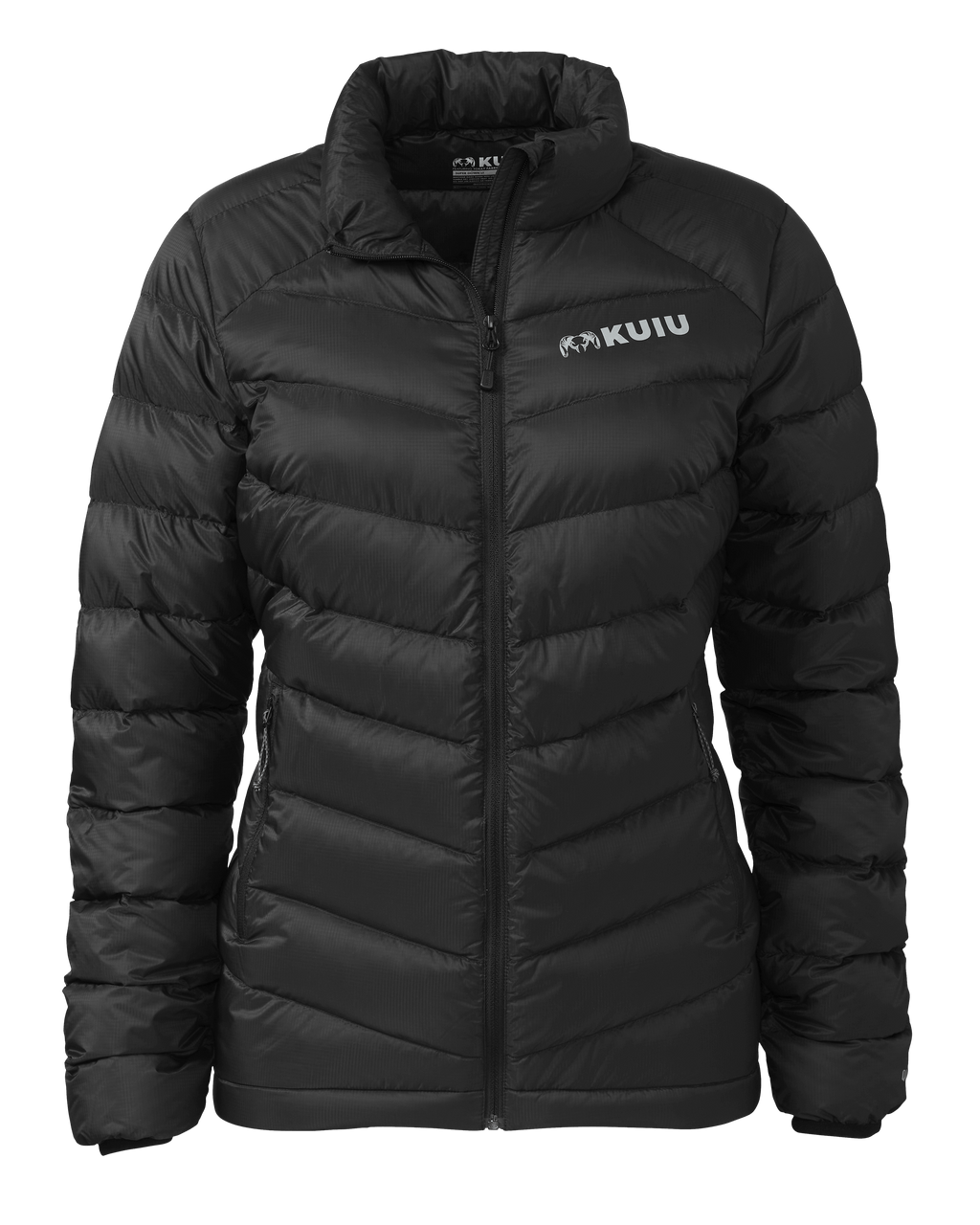Front of Women's Super Down LT Jacket in Black
