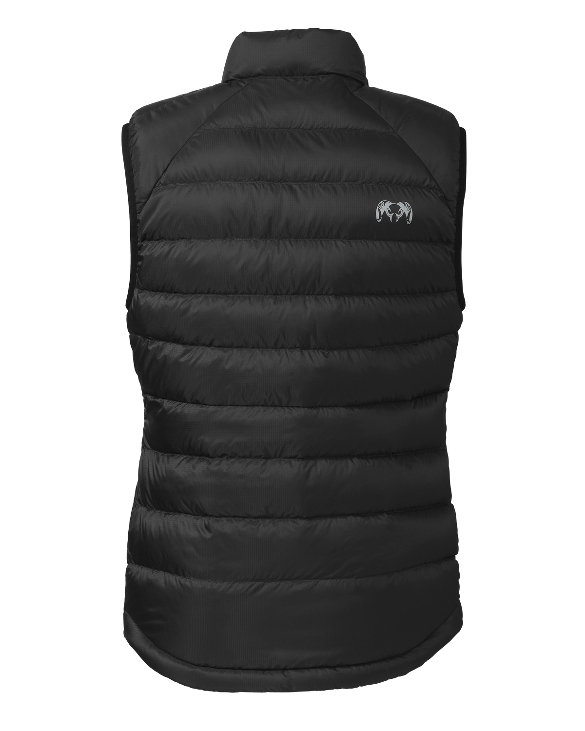 Back of Women's Super Down LT Vest in Black