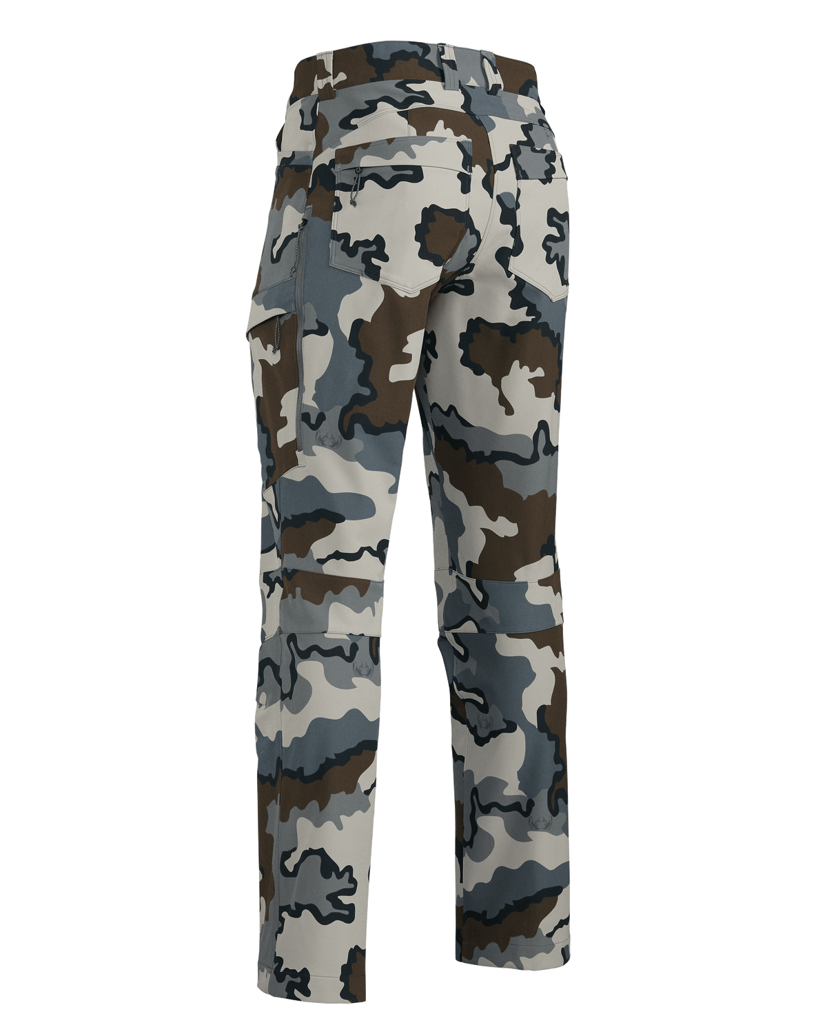 Back of Women's Attack Pant in Vias Camouflage