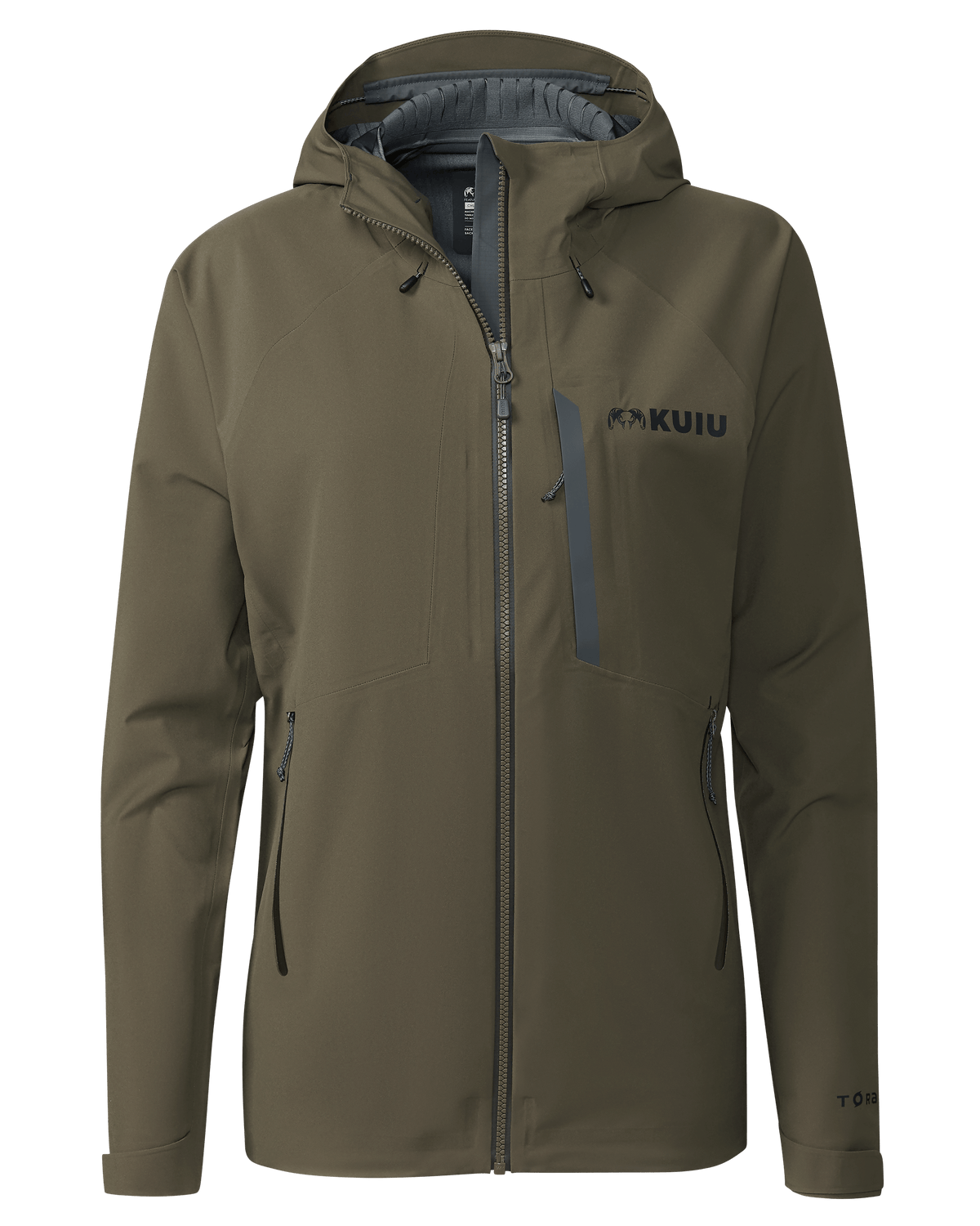 Front of Women's Chugach Rain Jacket in Ash
